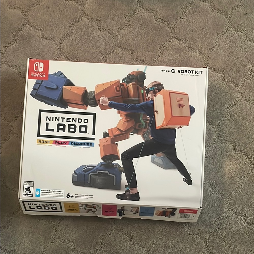 Nintendo Labo Interactive Robot Set - Orange and Blue